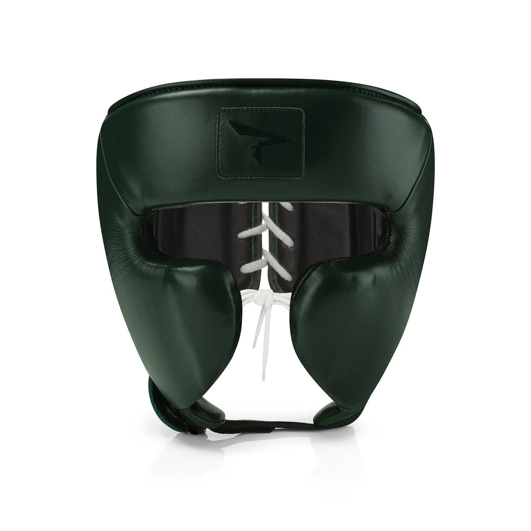 SHG-250_Head_Guard_Forest_Green_Front